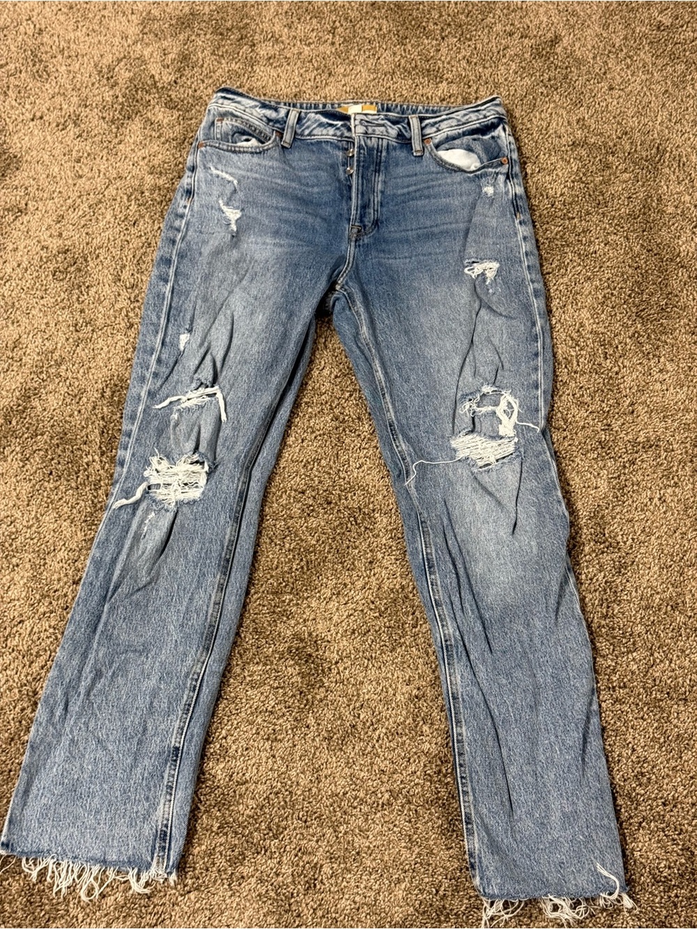 Goldie Blues (Maurice’s brand) Distressed button fly Jeans